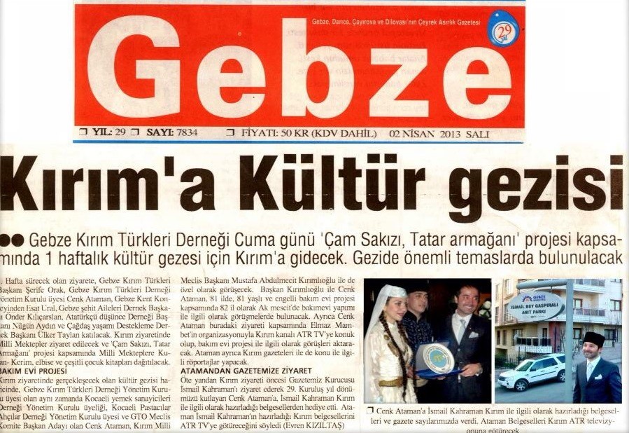 Oral Cenk Ataman - Ataman Group - K�r�ma K�lt�r Gezisi - Gebze Gazetesi